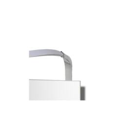 Netlighting Sisley Wall Lamp Chrome 12W 950lm 4000K IP44 LED Big Wave in Silver - thumbnail 3