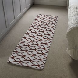 Benjamin Tate Design Tiled Geometrics Runner Rug in Natural - Size: 67 cm x 230 cm - thumbnail 4