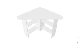 Destina Home Corner Computer Desk with Shelves in Light Oak - Size: 1 Pack - thumbnail 8