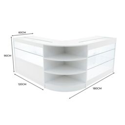 Monstershop Calliope LED Shop Counter Set K1200, C1200 & LM60 - White - thumbnail 3
