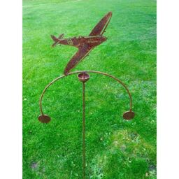 Poppyforge Spitfire Wind Rocker Double BM/RtR - Steel - W54 x H148.5 cm in Brown - thumbnail 2