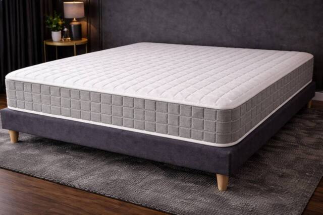 Chester & Oakley Active Support Open Coil Mattress All Sizes in White - Size: Small Single - image 1