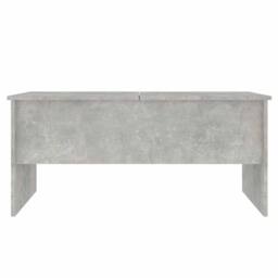 Berkfield Home Modern Coffee Table Concrete Grey 102x50.5x46.5 cm Engineered Wood - thumbnail 6