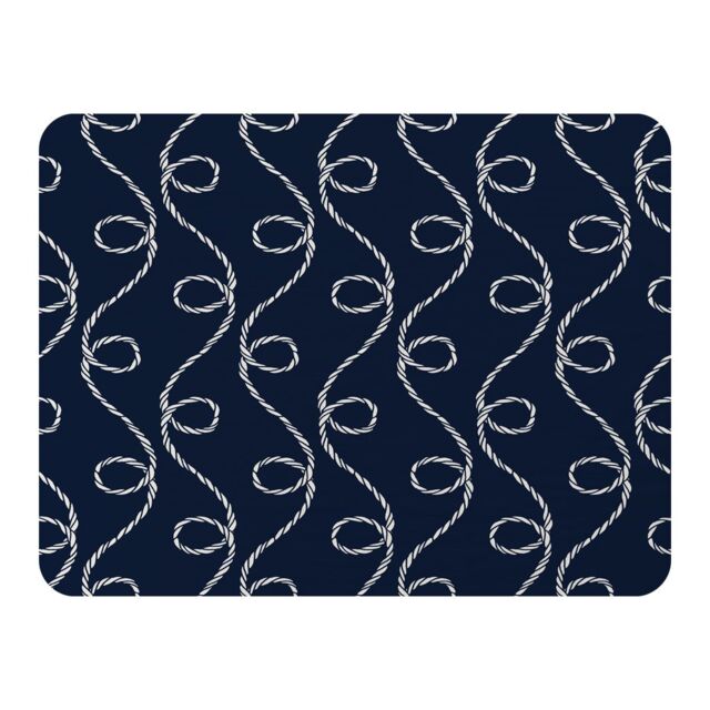 Benjamin Tate Design Swirled Rope Blanket in Natural - Size: 120 cm x 150 cm - image 1