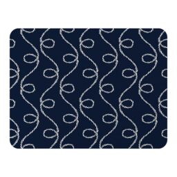 Benjamin Tate Design Swirled Rope Blanket in Natural - Size: 120 cm x 150 cm - thumbnail 1
