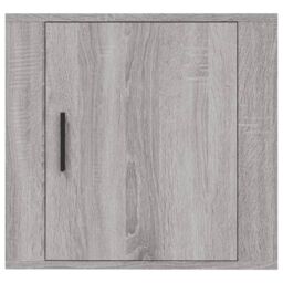 Berkfield Home Wall-mounted Bedside Cabinet Grey Sonoma 50x30x47 cm - Size: 50 x 30 x 47 cm - thumbnail 6
