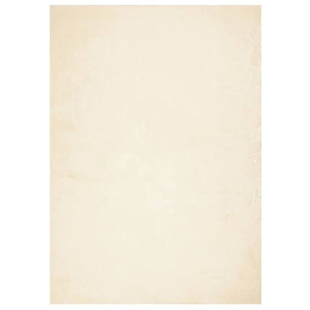 Berkfield Home Rug HUARTE Short Pile Soft & Washable Cream 120x170 cm - Size: Medium - image 1