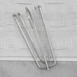 Berkfield Home Linen-Look Blackout Curtains with Hooks 2 pcs Grey 140x225 cm - thumbnail 4