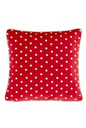 Fusion 'Festive Gonks' Velvet Filled Cushion in Red - Size: 43 cm x 43 cm - thumbnail 2