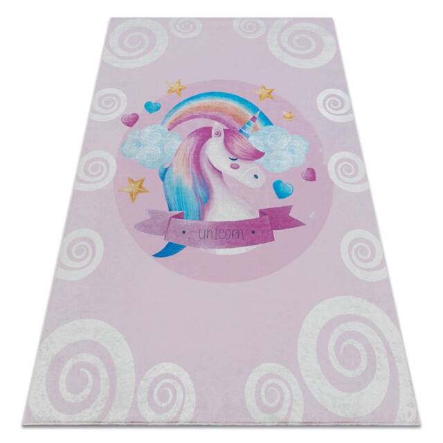 RugsX Bambino Rug in Pink - Size: 140 cm x 200 cm - image 1