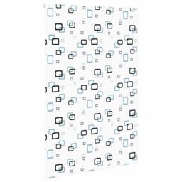 Berkfield Home Shower Roller Blind 150x240 cm Fabric Width 146 cm in White - thumbnail 3