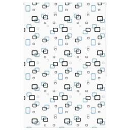 Berkfield Home Shower Roller Blind 150x240 cm Fabric Width 146 cm in White - thumbnail 2