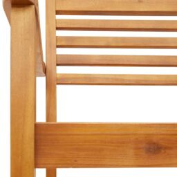 Berkfield Home Garden Chairs 2 pcs 59x55x85 cm Solid Wood Acacia in Brown - Size: 59 x 55 x 85 cm - thumbnail 7