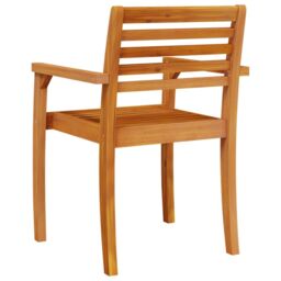 Berkfield Home Garden Chairs 2 pcs 59x55x85 cm Solid Wood Acacia in Brown - Size: 59 x 55 x 85 cm - thumbnail 6
