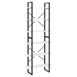 Berkfield Home High Cabinet White 80x30x210 cm Solid Pine Wood - Size: 80 x 30 x 210 cm - thumbnail 2