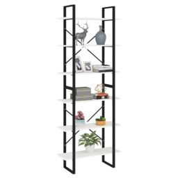 Berkfield Home High Cabinet White 80x30x210 cm Solid Pine Wood - Size: 80 x 30 x 210 cm - thumbnail 3