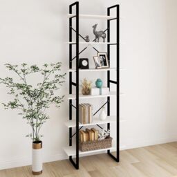 Berkfield Home High Cabinet White 80x30x210 cm Solid Pine Wood - Size: 80 x 30 x 210 cm
