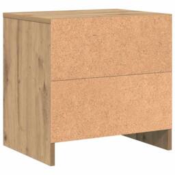 Berkfield Home Traditional Bedside Cabinet Artisan oak Engineered wood in Brown - thumbnail 8