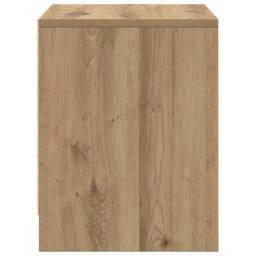 Berkfield Home Traditional Bedside Cabinet Artisan oak Engineered wood in Brown - thumbnail 7