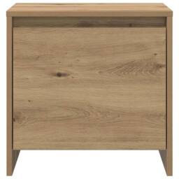 Berkfield Home Traditional Bedside Cabinet Artisan oak Engineered wood in Brown - thumbnail 6