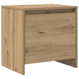 Berkfield Home Traditional Bedside Cabinet Artisan oak Engineered wood in Brown - thumbnail 3