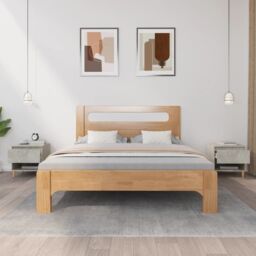 Berkfield Home Bedside Tables 2 pcs Concrete Grey 50x46x50 Engineered Wood - thumbnail 3