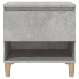 Berkfield Home Bedside Tables 2 pcs Concrete Grey 50x46x50 Engineered Wood - thumbnail 5