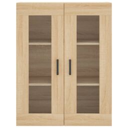 Berkfield Home Highboard Sonoma Oak 69.5x34x180 cm Engineered Wood in Brown - thumbnail 6