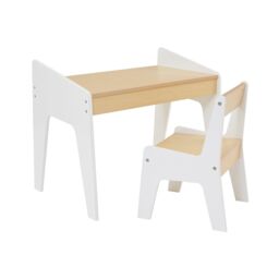 Liberty House Toys White & Pine Desk & Chair Set - thumbnail 5