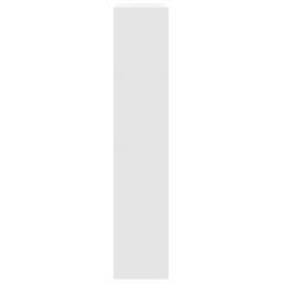 Berkfield Home Room Divider Bookcase 4-Tier White 143.5x29x143.5 cm Engineered Wood - thumbnail 6