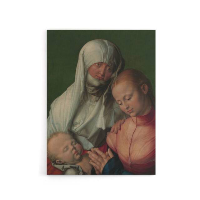 "Artery8 Virgin & Child with Saint Anne Durer Canvas Wall Art Print - Size: W12"" x H16""" - image 1