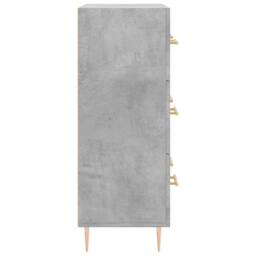 Berkfield Home Sideboard Concrete Grey 69.5x34x90 cm Engineered Wood - thumbnail 7
