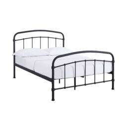 Lemon Pavilion Furniture 5 Feet Halston Kingsize Bed - Metal - L210 x W161 x H113 cm - Black - Size: King - thumbnail 1