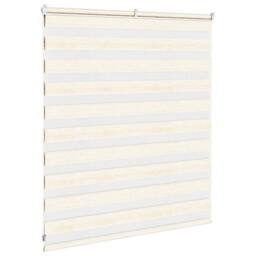 Berkfield Home Zebra Blind Marble Beige 135x100 cm Fabric Width 130.9 cm Polyester - thumbnail 4