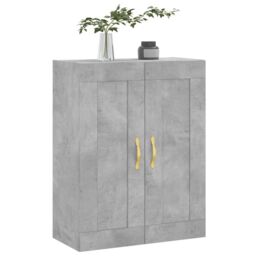 Berkfield Home Wall Mounted Cabinet Concrete Grey 69.5x34x90 cm Engineered Wood - thumbnail 4