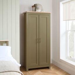 Birlea 2 Door Wardrobe Olive Green Highgate & Oak Farmhouse Shabby Chic