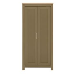 Birlea 2 Door Wardrobe Olive Green Highgate & Oak Farmhouse Shabby Chic - thumbnail 5