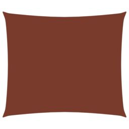Berkfield Home Sunshade Sail Oxford Fabric Rectangular 3x4.5 m Terracotta in Brown