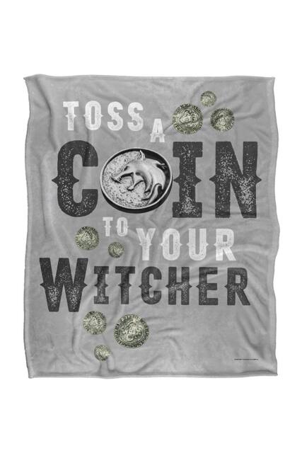 The Witcher Toss A Coin To Your Witcher Soft Throw Blanket 152X127 Cm - image 1