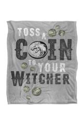 The Witcher Toss A Coin To Your Witcher Soft Throw Blanket 152X127 Cm - thumbnail 1