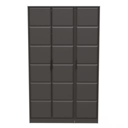 Ready Assembled 2 U Seattle 3 Door Wardrobe (Ready Assembled) in Dark Grey - thumbnail 1