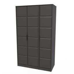 Ready Assembled 2 U Seattle 3 Door Wardrobe (Ready Assembled) in Dark Grey - thumbnail 3