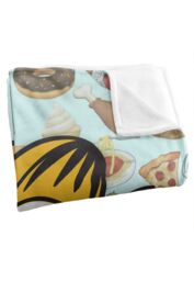 Garfield Cat Food Silky Touch Super Soft Throw Blanket 152 X 127 cm in White - thumbnail 3