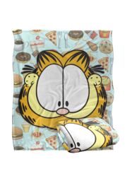 Garfield Cat Food Silky Touch Super Soft Throw Blanket 152 X 127 cm in White - thumbnail 2