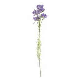 Leaf 80cm Artificial Purple Sunflower & Gold Display Glass Vase - thumbnail 5