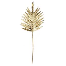 Leaf 80cm Artificial Purple Sunflower & Gold Display Glass Vase - thumbnail 2