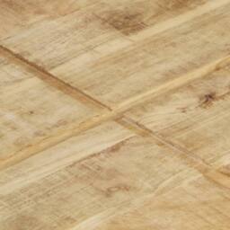 Berkfield Home Beautiful Coffee Table 80x80x28 cm Solid Mango Wood in Light Tan - Size: 80 x 80 x 28 cm - thumbnail 5
