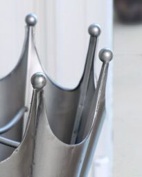 Dibor Vintage Silver Freestanding Indoor Umbrella Stand - thumbnail 3