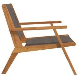 Berkfield Home Garden Chairs 2 pcs Grey 67x77x73 cm Solid Wood Acacia - Size: 67 x 77 x 73 cm - thumbnail 7