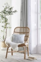 Appletree 'Tufted Spots' Textured Filled 100% Cotton Cushion in Silver - Size: 43 cm x 43 cm - thumbnail 3